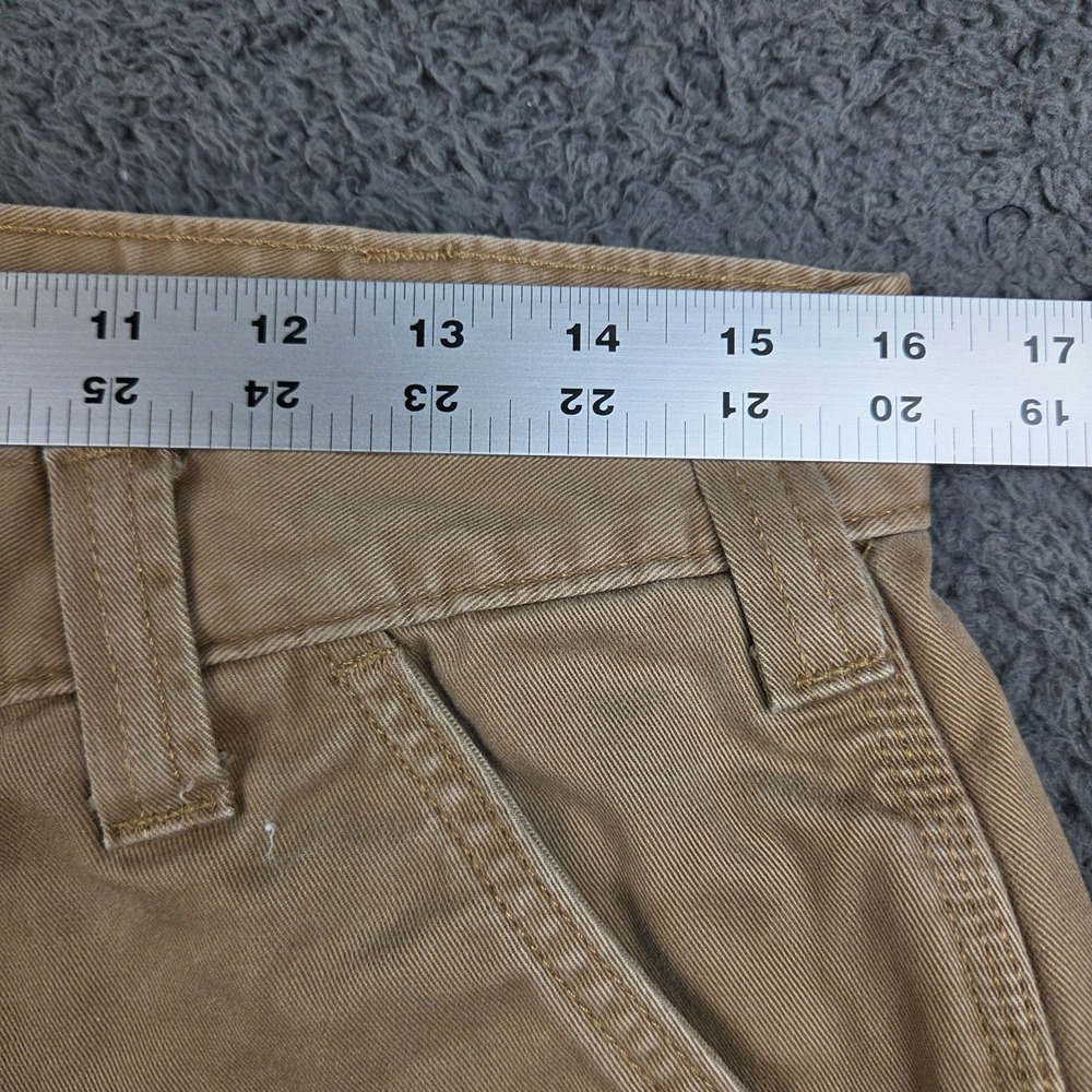 Carhartt Carpenter Pants Men's 34x32 Relaxed Fit Twill Utility Workwear Tan - Picture 4 of 11